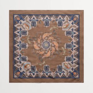 SKALL PIPPA SCARF IN BROWN PAISLEY