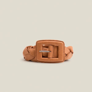 NAGUISA BRAIDED LEATHER BELT
