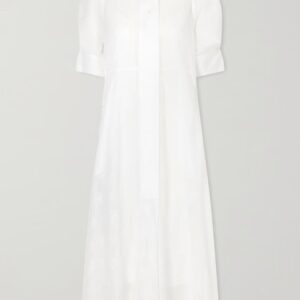 Venetia Broderie Anglaise Cotton Midi-Dress