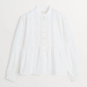SKALL STUDIO LEILI SHIRT IN OPTIC WHITE