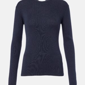 Vivian Cashmere-Blend Tee In Eclipse