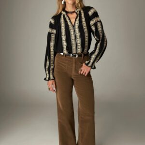 MAISON HOTEL ROMEO PANT IN MID-BROWN
