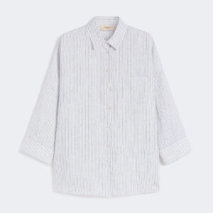 WEEKEND MAX MARA STRIPED LINEN SHIRT