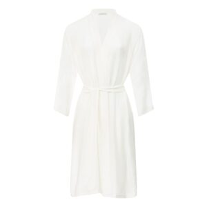 Silk-Blend Kimono In Cream