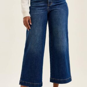 Jeans Hw T C Claudia Ankle Wide Dk Deep