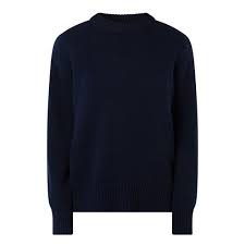 Noor Cashmere Sweater In Navy
